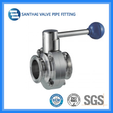 Sanitary Stainless Steel Clamp Butterfly Valve